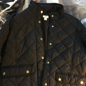 J Crew quilted jacket.